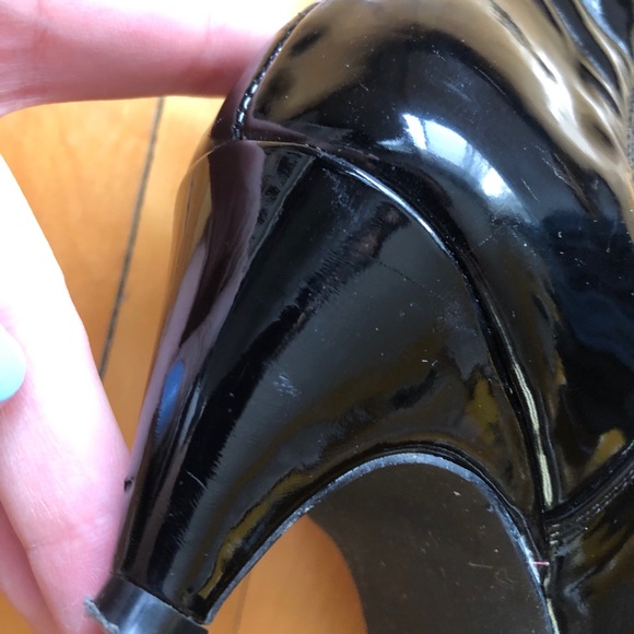 Design Lab Trina patent leather ankle booties - Picture 7 of 8